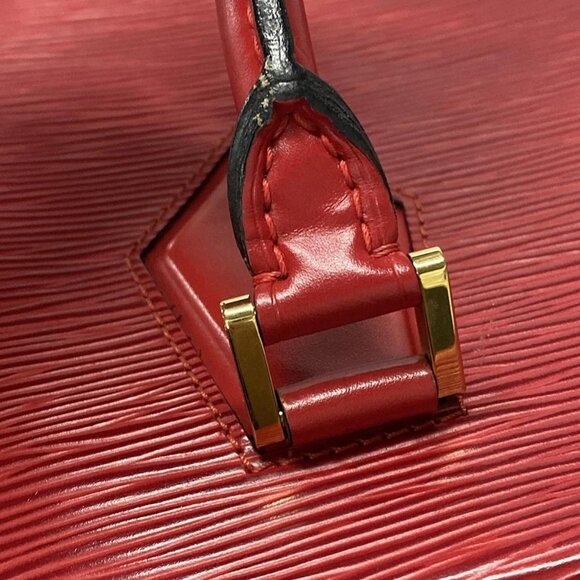 Auth LOUIS VUITTON Sablons M52047 Castilian Red Epi TF0918 Handbag - Picture 11 of 16